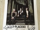 Placebo Original signed Autograph Autogramm Press 2009 Molko Olsdal Forrest