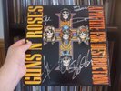 GUNS N ROSES FULLY SIGNED IN SILVER PAINT PEN USA APPETITE FOR DESTRUCTION LP