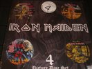 IRON MAIDEN vinyl 4-LP unplayed  sealed BOX SET W/postcards picture disc LTD #'d