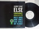 CANNONBALL ADDERLEY SOMETHIN' ELSE BLUE NOTE LNJ-80064 Japan PROMO LP