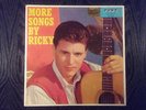 RICKY NELSON MORE SONGS BY RICKY CAROSELLO POST  ITALY ISSUE LP ROCK'N'ROLL