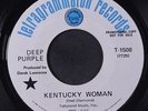 DEEP PURPLE: Kentucky Woman / Hard Road 45 (dj) Rock & Pop