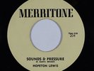 Reggae 45 HOPETON LEWIS Sounds & Pressure / Take It Easy on Merritone VG++