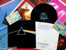 PINK FLOYD SUPERB UK LP 1973 DARK SIDE OF THE MOON A3-B3 + POSTERS + STICKERS