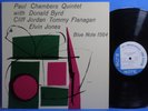 PAUL CHAMBERS QUINTET TOSHIBA EMI BLP 1564 JAPAN LP RECORD