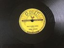 CARL PERKINS BLUE SUEDE SHOES  SUN RECORD 78 rpm