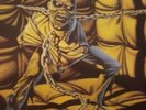 IRON MAIDEN Piece of Mind  IRISH PRESSED Vinyl LP Ex/Ex EMA800 NWOBHM