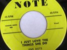 FIVE DOTS Well Little Baby & I Just Love The Things 45 RARE DOO-WOP NOTE 1003 EX