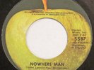 BEATLES Nowhere Man / What Goes On APPLE 45 All Rights Reserved Near Mint 7”
