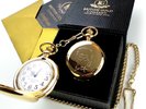 BOB DYLAN Signed 24k Gold Plated Pocket Watch Autographed Luxury Gift Case