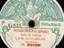 JAN KUBELIK -VIOLIN- Drdla: Serenata / Souvenir; Fonotipia-Milano-Record  G1178