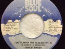 Ernest Baker- Alone Again- Do It With The Feeling- Rare Northern Soul 45 Record
