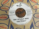 VINCE EVERETT Baby Lets Play House 45 ABC PARAMOUNT rockabilly pop VG++ WLP
