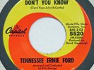 TENNESSEE ERNIE FORD Girl Don’t You Know CAPITOL 45 mod popcorn 7”