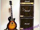 AMP Marshall + mini Guitar SLASH les paul November rain chitarra miniature Guns