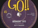 BETTY McQUADE-Midnight Bus/Tongue Tied-Australia Go  Label 7