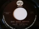 1966 Rock 45 THE SPATS She Done Moved/ Scoobee Doo VG++ RARE GARAGE
