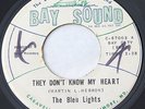 Northern Soul 45 – THE BLEU LIGHTS – They Don’t Know My Heart – BAY SOUND