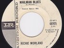 Rockabilly / Doo Wop 45 - RICHIE MORELAND - Mailman Blues / Bells In My Heart