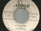 DOOWOP R&B bw/ ROCKER-  KEYNOTES-  IN THE EVENING  -HEAR- 1956 PROMO APOLLO