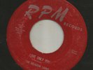 DOOWOP bw/ JUMP R&B- MEADOW LARKS - LOVE ONLY YOU  -HEAR BOTH -1954 RPM