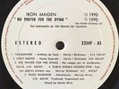 IRON MAIDEN - No prayer for the Dying /  GUATEMALA DIDECA PRESS LP