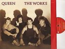 QUEEN the works EMC240014 1 with lyric inner uk EMI 1984 LP EX/EX
