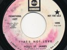 HOLLY ST. JAMES That’s Not Love ABC Northern Soul WLP 45 Original Press HEAR