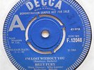I'M LOST WITHOUT YOU - BILLY FURY DEMO DECCA 1964