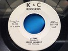 Rare Rocker Inst. 45 : Jerry Lambert   Rockin' Strings   Alone   K&C 100