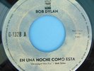 BOB DYLAN RARE MEXICAN SINGLE GAMMA LB ON A NIGHT LIKE THIS FROM PLANET WAVES LP