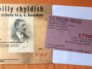 Billy Chyldish (BILLY CHILDISH) A tribute to AE Housman Ltd Ed of 100 GOLD 10