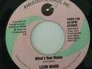LEON WARE - WHATS YOUR NAME - CLUB SASHAY - LISTEN