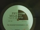 Rare Grand Ole Opry Pet Milk Radio Broadcast LP Christmas Skeeter Davis, Porter