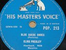 ELVIS PRESLEY   BLUE SUEDE SHOES b/w TUTTI FRUTTI  HMV 78 RPM E EXCELLENT GRADE