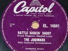 THE JODIMARS   RATTLE SHAKIN DADDY b/w EAT YOUR HEART OUT   78 RPM E EX GRADE