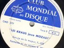 LILI KRAUS, MOZART 