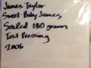 Sweet Baby James - JAMES TAYLOR factory sealed TEST PRESS 180 gram 2006 WS-1843