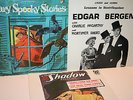 The Shadow Edgar Bergen Charlie McCarthy Spooky Story Vinyl Album Record LP Lot