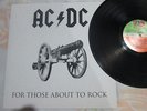 AC/DC - FOR THOSE ABOUT TO ROCK White Diffrent Cover  LP ATLANTIC 1981