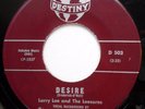 LARRY LEE & THE LEESURES 45 Desire / Kentucky DOO WOP Original e0607
