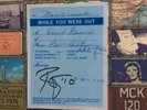 David Bowie Station to Station signed autograph Genesis book