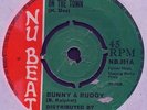 BUNNY & RUDDY On the Town + MONTY MORRIS Simple Simon UK 7” SKINHEAD REGGAE