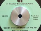 Cooley High/Cornbread Earl And Me RADIO SPOT 45 7