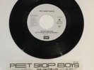PET SHOP BOYS Opportunities /west End Girls 7” Japan promo. Very Rare Limited.