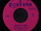 NATHANIEL MAYER & FABULOUS TWILIGHTS: Village Of Love / I Want A Woman 45 (red