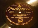 JAZZ LOUIS ARMSTRONG HOT FIVE West End Blues / EDDIE LANG ORCH PARLOPHONE 448