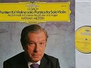 BACH Partitas 2 & 3 Chaconne Gigue u.a Milstein LP DG 2530730 NM
