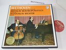 BEETHOVEN CELLO PIANO SONATAS 2 LP BOX ROSTROPOVICH RICHTER |586
