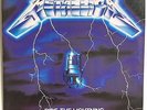RARE METALLICA RIDE THE LIGHTNING   WHITE LABLE PROMO WITH GOLD LETTERED STAMP